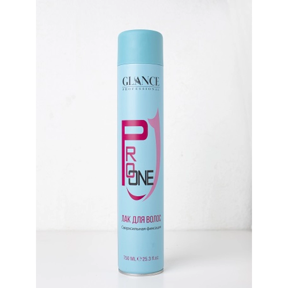 GLANCE , Лак для волос СВЕРХСИЛЬНАЯ ФИКСАЦИЯ Pro One Hair, 750 мл
